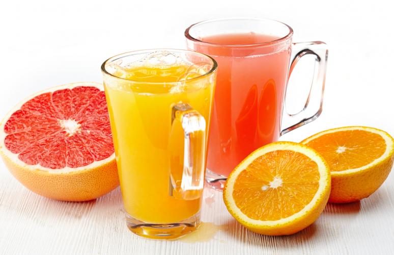 Concentrated citrus juice and cells